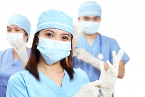 group of surgeon
